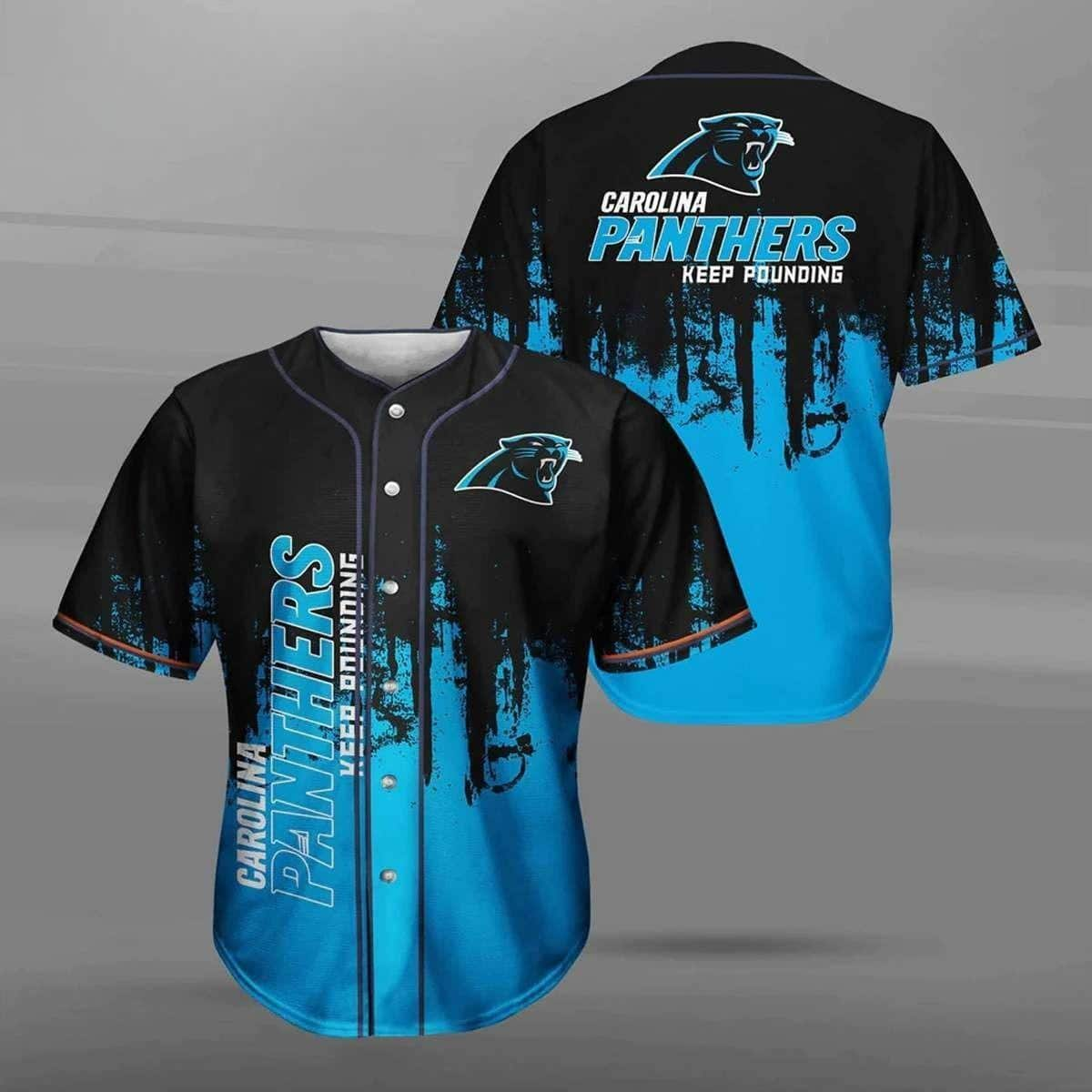 NFL Carolina Panthers Baseball Jersey Keep Pounding Gift For Sporty Fans