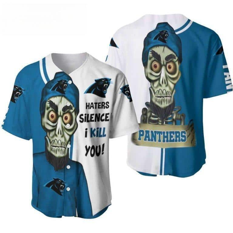 Carolina Panthers Baseball Jersey Achmed Haters Silence I Kill You Gift For NFL Fans