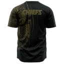Polynesian Black Kansas City Chiefs Baseball Jersey Gift For Sports Lovers Polynesian Black Kansas City Chiefs Baseball Jersey Gift For Sports Lovers