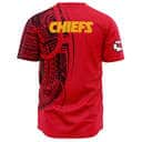 Polynesian Red Kansas City Chiefs Baseball Jersey Gift For NFL Fans Polynesian Red Kansas City Chiefs Baseball Jersey Gift For NFL Fans