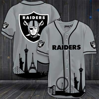 Las Vegas Raiders Baseball Jersey World Wonders Gift For NFL Fans Las Vegas Raiders Baseball Jersey World Wonders Gift For NFL Fans