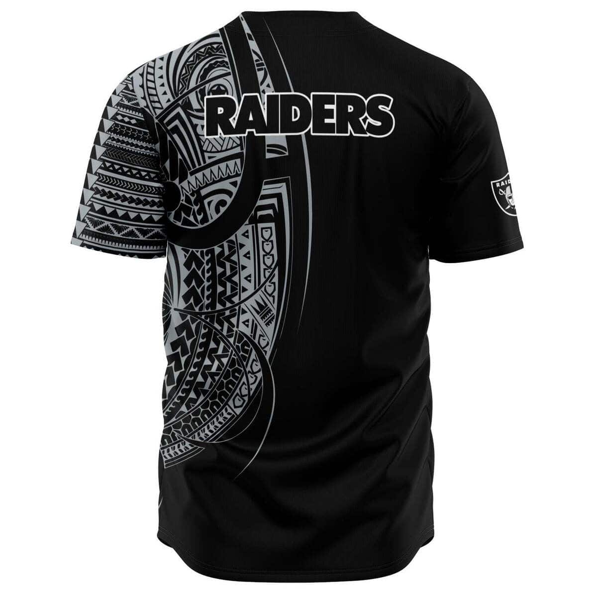 Polynesian Las Vegas Raiders Baseball Jersey Pattern Gift For Sporty Fans Polynesian Las Vegas Raiders Baseball Jersey Pattern Gift For Sporty Fans