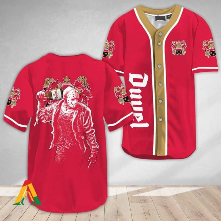 Horror Jason Voorhees Duvel Baseball Jersey Gift For Beer Lovers