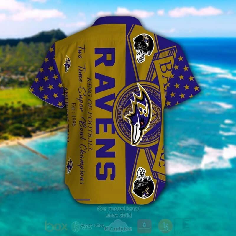 Awesome NFL Baltimore Ravens Hawaiian Shirt Team Symbol Gift For Cool Dad Awesome NFL Baltimore Ravens Hawaiian Shirt Team Symbol Gift For Cool Dad