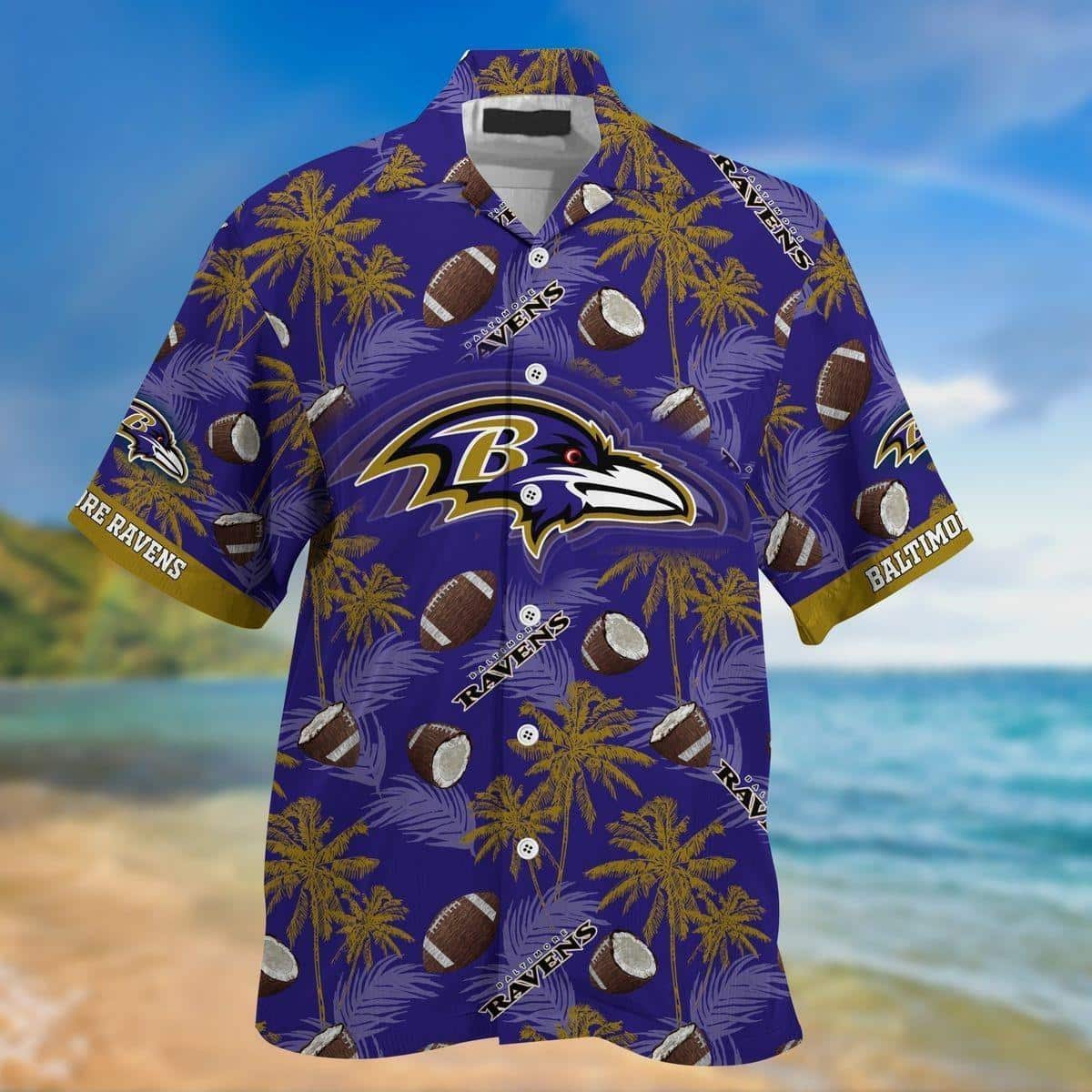 Vintage NFL Baltimore Ravens Hawaiian Shirt Aloha Tropical Summer Gift For New Grandpa Vintage NFL Baltimore Ravens Hawaiian Shirt Aloha Tropical Summer Gift For New Grandpa