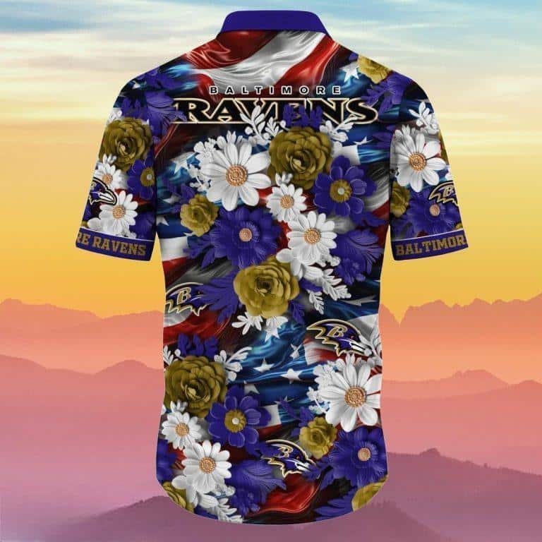 NFL Baltimore Ravens Hawaiian Shirt Colorful Blossom Best Family Gift NFL Baltimore Ravens Hawaiian Shirt Colorful Blossom Best Family Gift