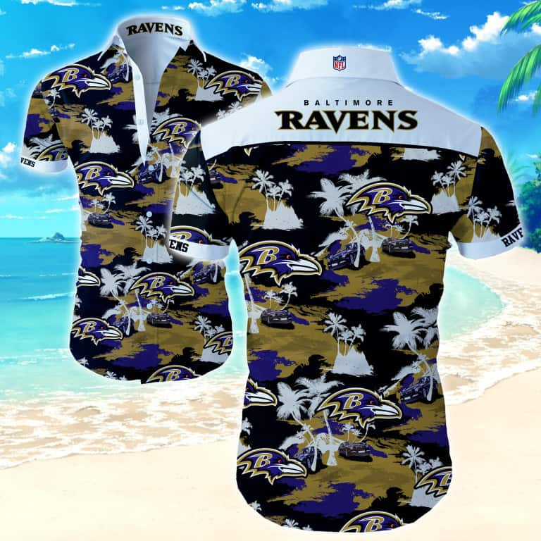 NFL Baltimore Ravens Hawaiian Shirt Aloha Summer Gift For Beach Lovers