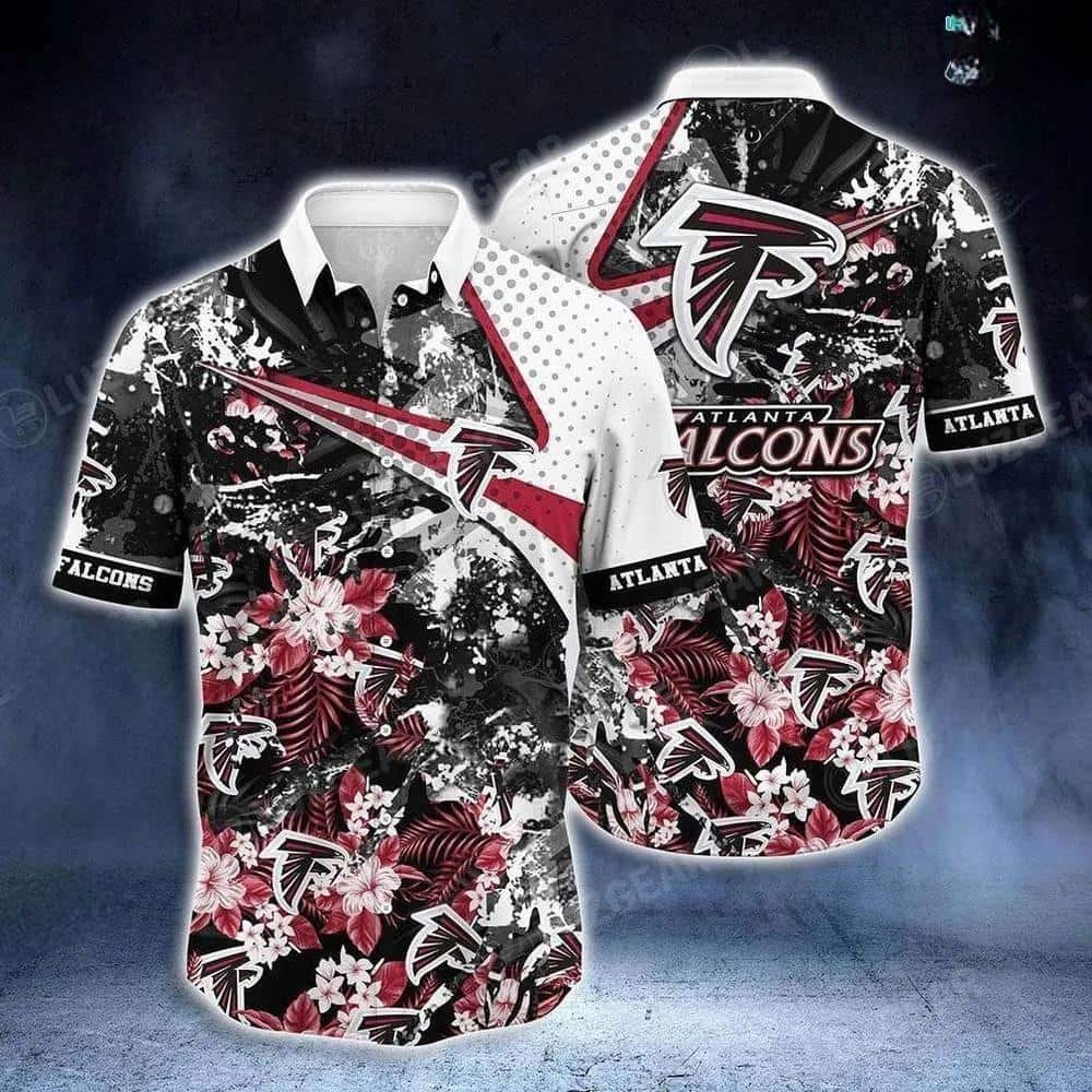 NFL Atlanta Falcons Hawaiian Shirt Aloha Tropical Forest Nature Lovers Gift