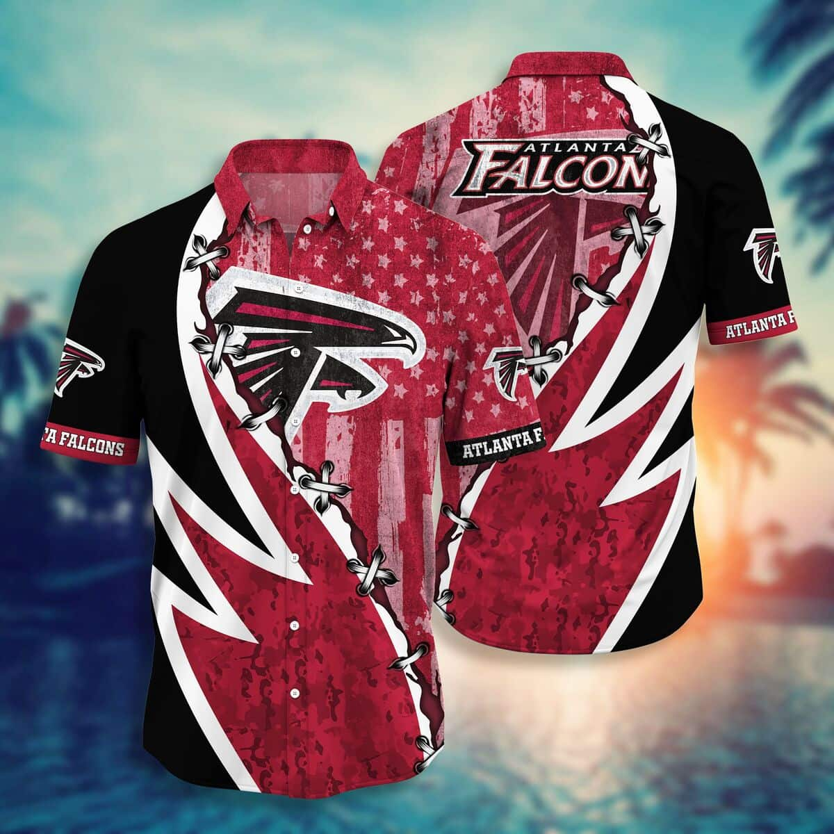 NFL Atlanta Falcons Hawaiian Shirt Baseball Theme Trendy Summer Gift