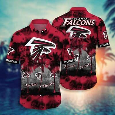NFL Atlanta Falcons Hawaiian Shirt Aloha Template Summer Vacation Gift NFL Atlanta Falcons Hawaiian Shirt Aloha Template Summer Vacation Gift