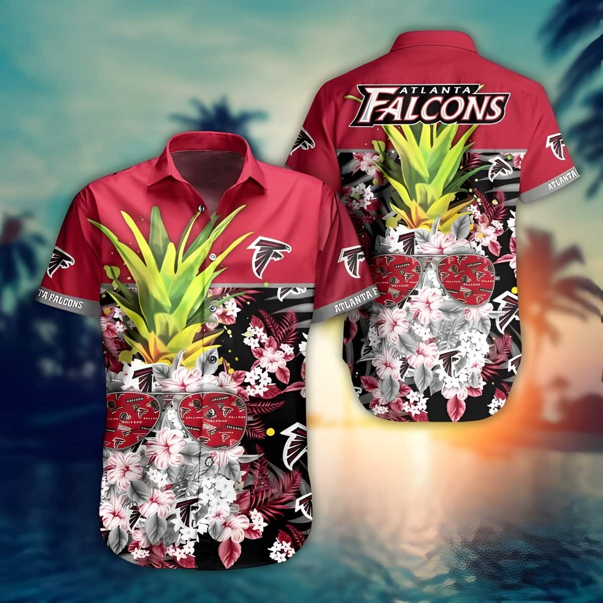 NFL Atlanta Falcons Hawaiian Shirt Cool Pineapple Summer Holiday Gift