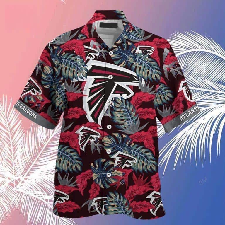NFL Atlanta Falcons Hawaiian Shirt Stress Blessed Obsessed Tropical Nature Lovers Gift NFL Atlanta Falcons Hawaiian Shirt Stress Blessed Obsessed Tropical Nature Lovers Gift