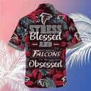NFL Atlanta Falcons Hawaiian Shirt Stress Blessed Obsessed Tropical Nature Lovers Gift NFL Atlanta Falcons Hawaiian Shirt Stress Blessed Obsessed Tropical Nature Lovers Gift