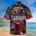 NFL Atlanta Falcons Hawaiian Shirt If This Flag Offends You Dense Forest Beach Gift NFL Atlanta Falcons Hawaiian Shirt If This Flag Offends You Dense Forest Beach Gift