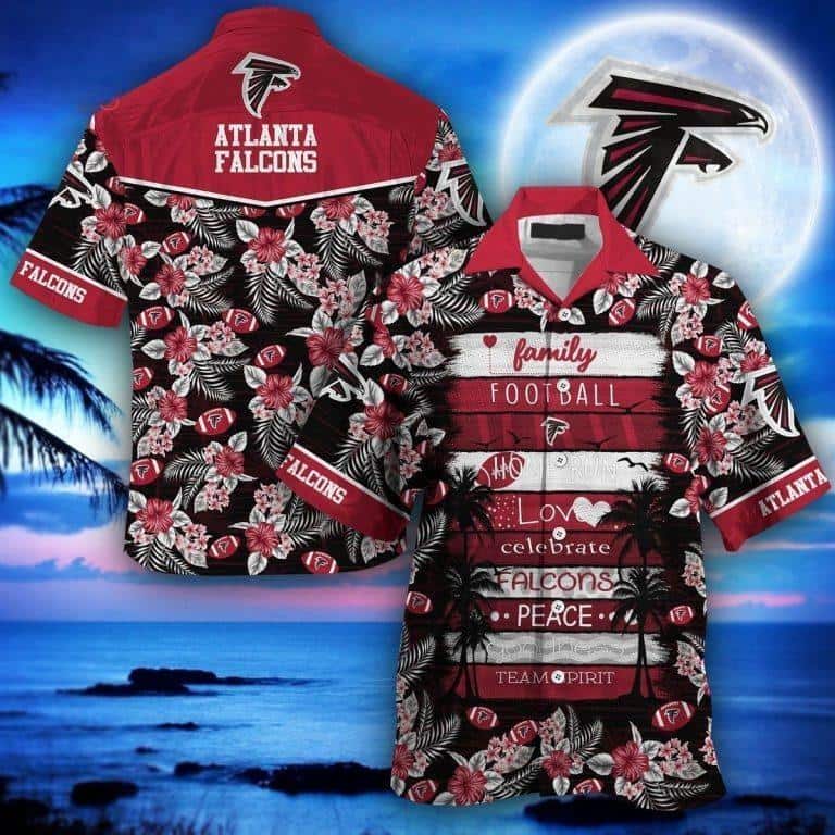 NFL Atlanta Falcons Hawaiian Shirt Family Football Homerun Team Spirit Aloha Lovers Gift