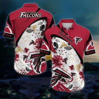 NFL Atlanta Falcons Hawaiian Shirt Tropical Blossom Nature Lovers Gift