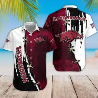 NCAA Arkansas Razorbacks Hawaiian Shirt Team Concept Gift For Football Fans NCAA Arkansas Razorbacks Hawaiian Shirt Team Concept Gift For Football Fans