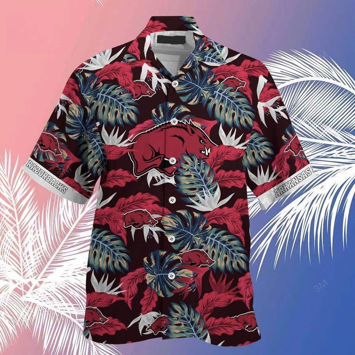 NCAA Arkansas Razorbacks Hawaiian Shirt Stress Blessed Obsessed Trendy Gift For Cool Dad NCAA Arkansas Razorbacks Hawaiian Shirt Stress Blessed Obsessed Trendy Gift For Cool Dad