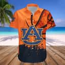 NCAA Auburn Tigers Hawaiian Shirt Orange And Black Trendy Gift For Loyal Fans NCAA Auburn Tigers Hawaiian Shirt Orange And Black Trendy Gift For Loyal Fans