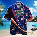 NCAA Florida Gators Hawaiian Shirt Stylish Tropical Flora Gift For Friends NCAA Florida Gators Hawaiian Shirt Stylish Tropical Flora Gift For Friends
