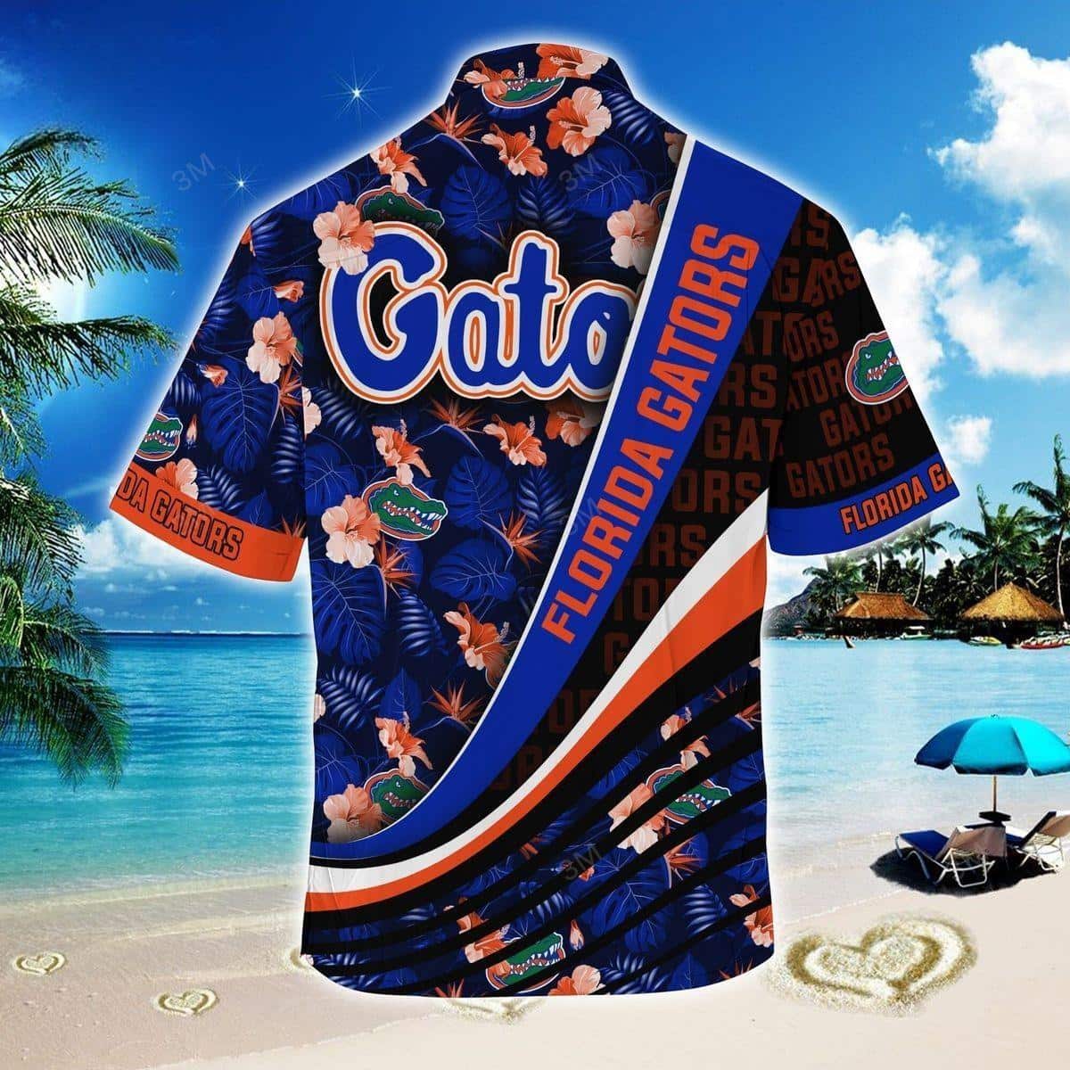 NCAA Florida Gators Hawaiian Shirt Stylish Tropical Flora Gift For Friends NCAA Florida Gators Hawaiian Shirt Stylish Tropical Flora Gift For Friends