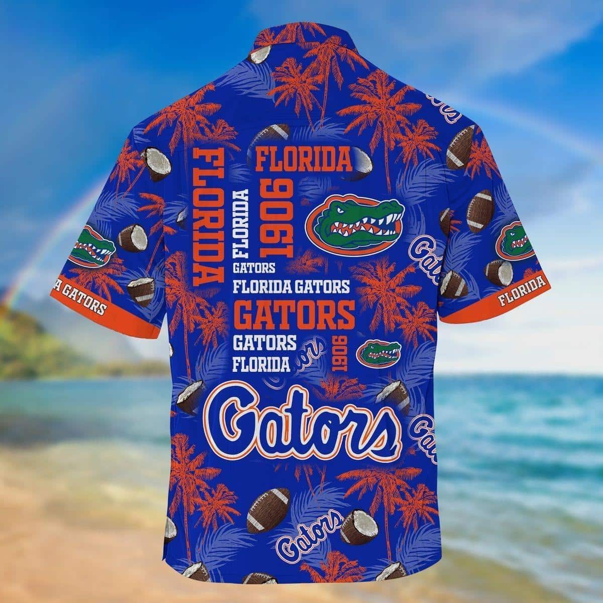 NCAA Florida Gators Hawaiian Shirt Colorful Tropical Plants Gift For Beach Lovers NCAA Florida Gators Hawaiian Shirt Colorful Tropical Plants Gift For Beach Lovers