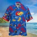 Trendy NCAA Kansas Jayhawks Hawaiian Shirt Aloha Forest Gift For Beach Lovers Trendy NCAA Kansas Jayhawks Hawaiian Shirt Aloha Forest Gift For Beach Lovers