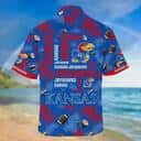Trendy NCAA Kansas Jayhawks Hawaiian Shirt Aloha Forest Gift For Beach Lovers Trendy NCAA Kansas Jayhawks Hawaiian Shirt Aloha Forest Gift For Beach Lovers