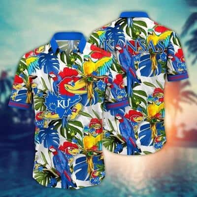 NCAA Kansas Jayhawks Hawaiian Shirt Aloha Flora And Fauna Gift Ideas For Summer NCAA Kansas Jayhawks Hawaiian Shirt Aloha Flora And Fauna Gift Ideas For Summer