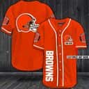 Personalized NFL Cleveland Browns Baseball Jersey Custom Name Gift For Football Fans Personalized NFL Cleveland Browns Baseball Jersey Custom Name Gift For Football Fans