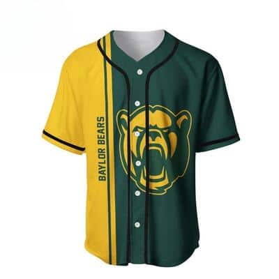 Basic NCAA Baylor Bears Baseball Jersey Mascot Logo Gift For Football Players