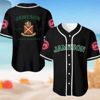 Black Jameson Baseball Jersey Irish Whiskey Best Gift For Sports Fans Black Jameson Baseball Jersey Irish Whiskey Best Gift For Sports Fans