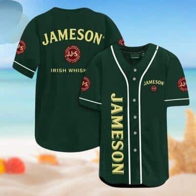 Basic Green Jameson Baseball Jersey Gift For Whiskey Lovers Basic Green Jameson Baseball Jersey Gift For Whiskey Lovers