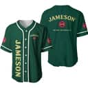Green Jameson Baseball Jersey Irish Whiskey Gift For Sports Fans