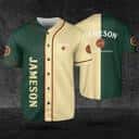 Green And Beige Split Jameson Baseball Jersey Gift Whiskey Lovers Green And Beige Split Jameson Baseball Jersey Gift Whiskey Lovers
