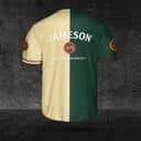 Green And Beige Split Jameson Baseball Jersey Gift Whiskey Lovers Green And Beige Split Jameson Baseball Jersey Gift Whiskey Lovers