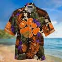 Colorful NCAA Clemson Tigers Hawaiian Shirt Tropical Aloha Leaves Gift For Boyfriend Colorful NCAA Clemson Tigers Hawaiian Shirt Tropical Aloha Leaves Gift For Boyfriend