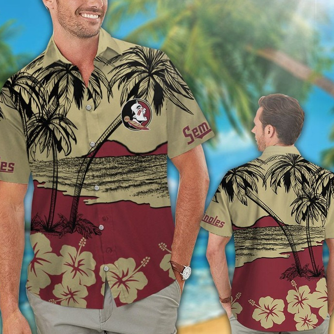 Vintage NCAA Florida State Seminoles Hawaiian Shirt Aloha Beach Gift For Friends Vintage NCAA Florida State Seminoles Hawaiian Shirt Aloha Beach Gift For Friends