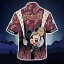 NCAA Florida State Seminoles Hawaiian Shirt Mickey Mouse Gift For Disney Lovers NCAA Florida State Seminoles Hawaiian Shirt Mickey Mouse Gift For Disney Lovers
