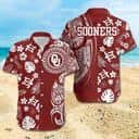 NCAA Oklahoma Sooners Hawaiian Shirt Aloha Flora And Fauna Gift For Dad From Daughter