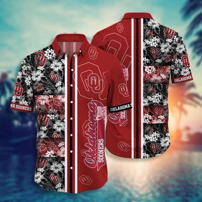 NCAA Oklahoma Sooners Hawaiian Shirt Tropical Aloha Ecosystem Gift For Grandfather NCAA Oklahoma Sooners Hawaiian Shirt Tropical Aloha Ecosystem Gift For Grandfather