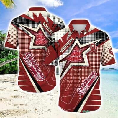 NCAA Oklahoma Sooners Hawaiian Shirt Unique Team Symbol Gift For Boyfriend Birthday