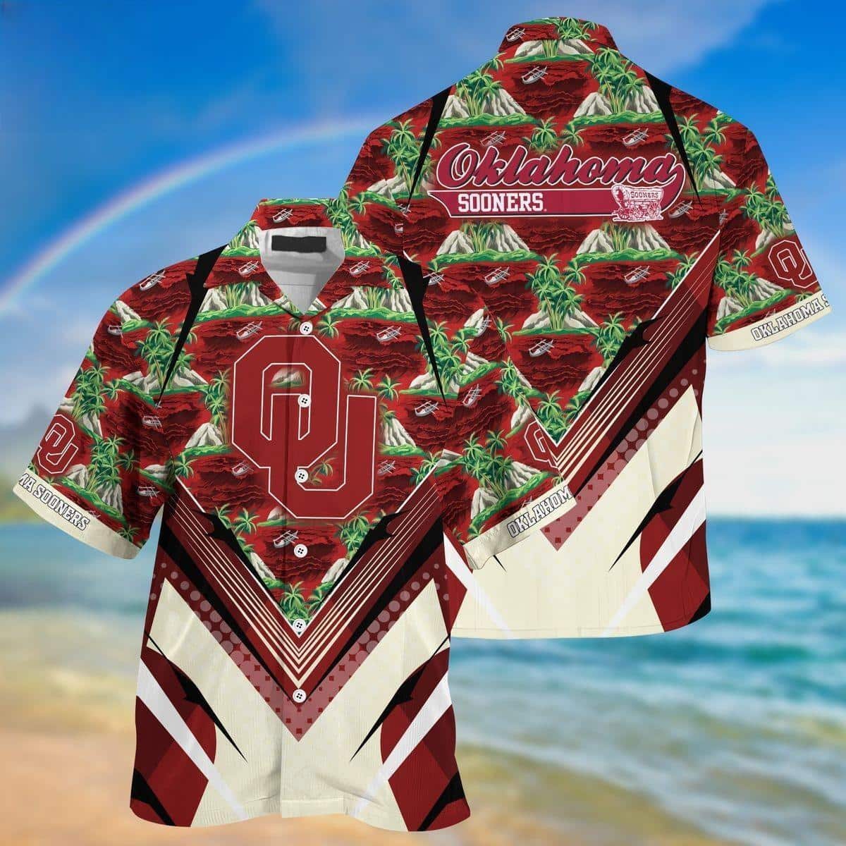 NCAA Oklahoma Sooners Hawaiian Shirt Aloha Island Gift For Boyfriend Birthday
