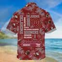 Vintage Aloha NCAA Oklahoma Sooners Hawaiian Shirt Tropical Flora Cool Gift For Dad