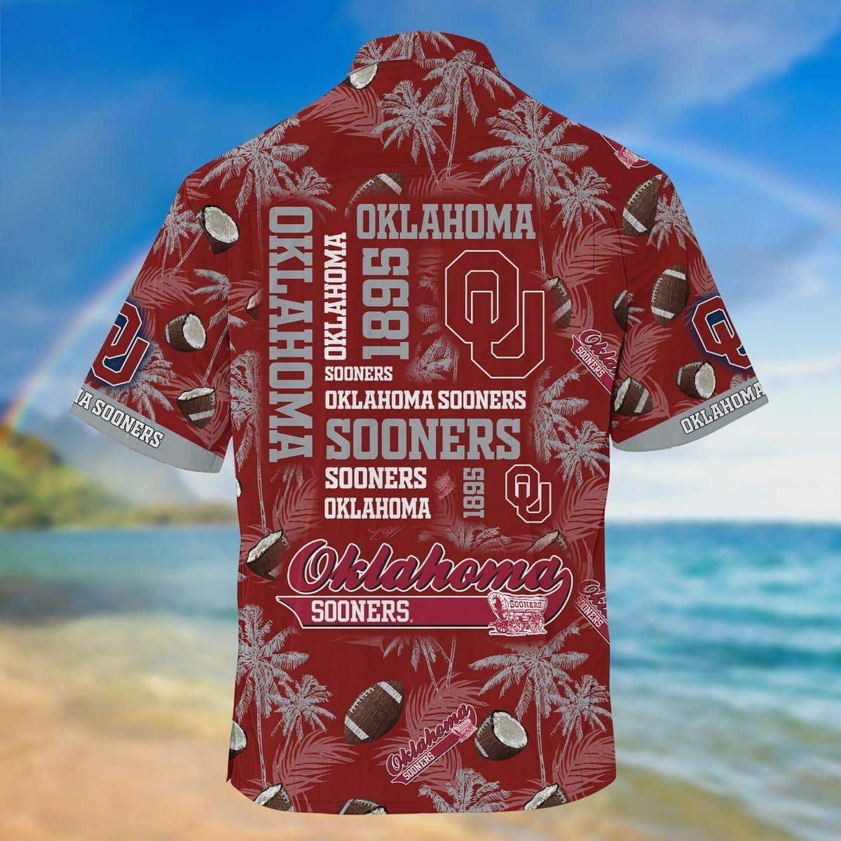 Vintage Aloha NCAA Oklahoma Sooners Hawaiian Shirt Tropical Flora Cool Gift For Dad