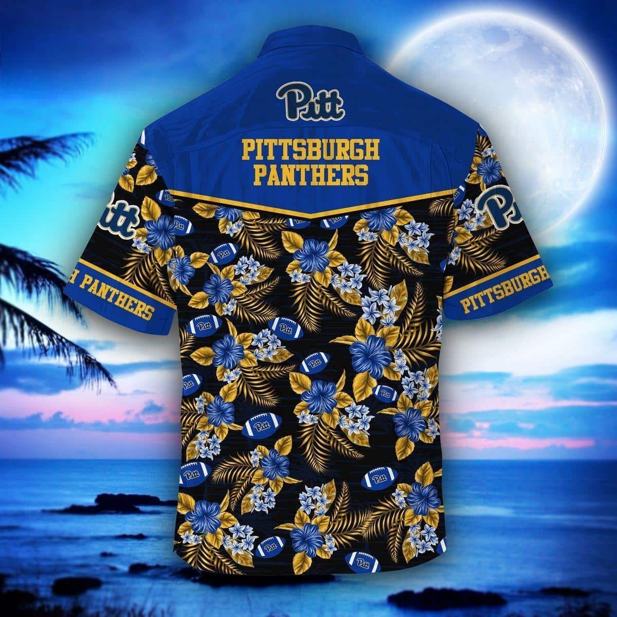 NCAA Pitt Panthers Hawaiian Shirt Family Football Homerun Team Spirit Gift For Friendship NCAA Pitt Panthers Hawaiian Shirt Family Football Homerun Team Spirit Gift For Friendship