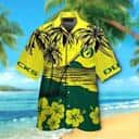 NCAA Oregon Ducks Hawaiian Shirt Aloha Beach Scenery Gift For Stepdad NCAA Oregon Ducks Hawaiian Shirt Aloha Beach Scenery Gift For Stepdad