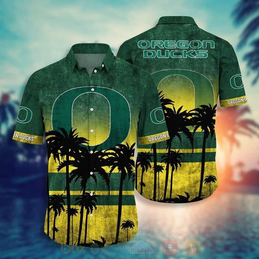Vintage NCAA Oregon Ducks Hawaiian Shirt Aloha Sunset Landscape Best Gift For Grandpa Vintage NCAA Oregon Ducks Hawaiian Shirt Aloha Sunset Landscape Best Gift For Grandpa