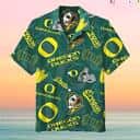 NCAA Oregon Ducks Hawaiian Shirt Game Logo Gift For New Grandpa NCAA Oregon Ducks Hawaiian Shirt Game Logo Gift For New Grandpa