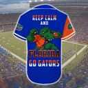 Blue Orange Keep Calm And NCAA Florida Gators Baseball Jersey Gift For Baseball Players Blue Orange Keep Calm And NCAA Florida Gators Baseball Jersey Gift For Baseball Players